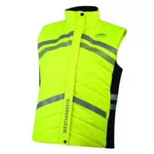 Weatherbeeta Unisex Adult Quilted Reflective Gilet (S) (Hi Vis Yellow)