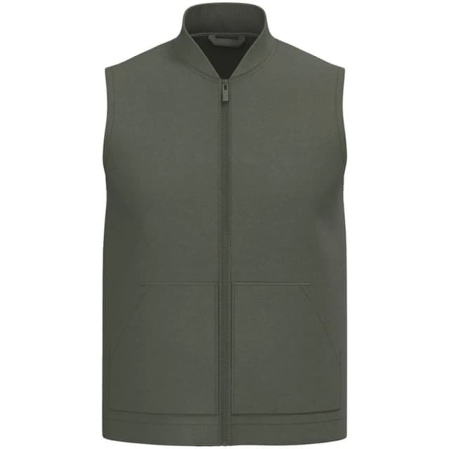 Native Spirit Mens Twill Body Warmer in Khaki Size: XS Khaki Male XS