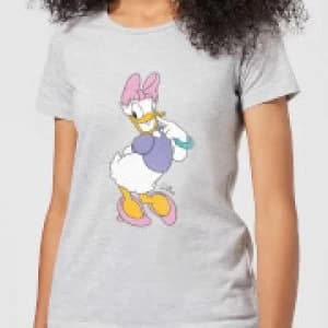 Disney Daisy Duck Classic Womens T-Shirt - Grey - 3XL