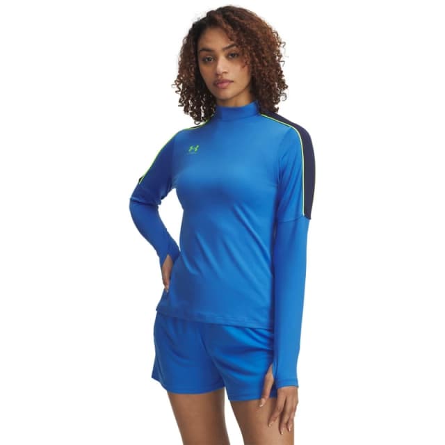 Under Armour Womens Challenger Baselayer Top Blue Atlantis female 16 (XL)