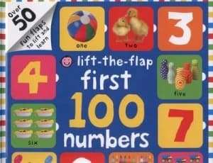 Lift-the-Flap First 100 Numbers by Natalie Munday Hardback