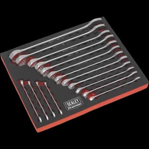 Sealey 16 Piece Combination Spanner Set
