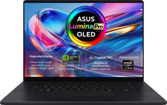 ASUS ProArt P16 H7606WW-SE006W OLED 16" Copilot+ Laptop - NVIDIA GeForce RTX 5080, AMD Ryzen AI 9 HX, 2TB SSD, 64GB RAM - Black