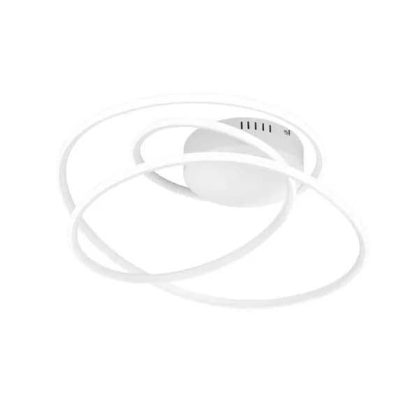 Bologna Modern LED Semi Flush Light White Matt 4000K