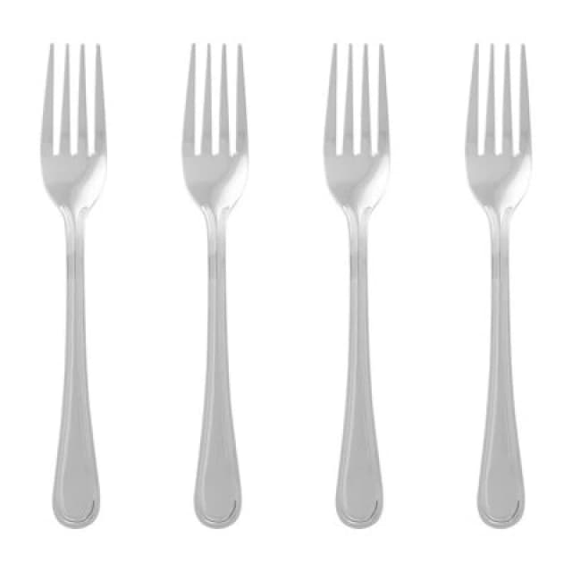 Premier Housewares Set Of Four Classic Forks Silver