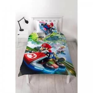 Mario Gravity Single Panel Reversible Duvet Set
