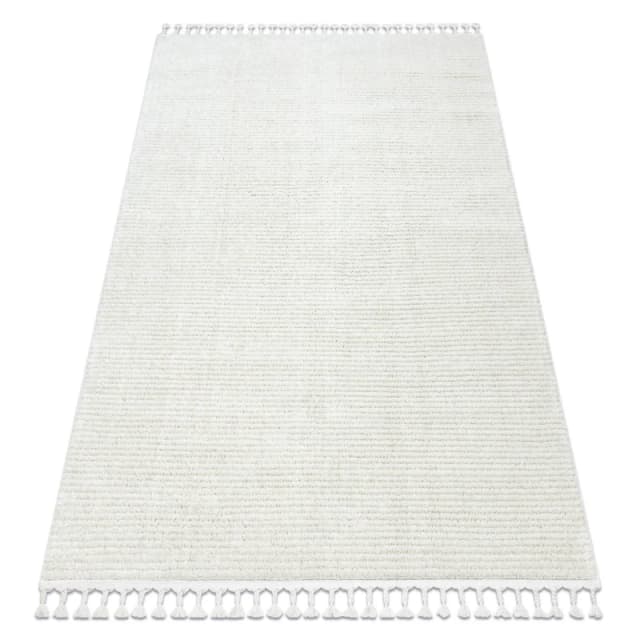 RugsX Sevilla Rug in White Size: 80cm x 150cm White Unisex 80cm x 150 cm