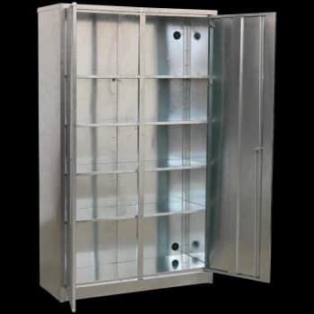 Sealey Extra Wide 5 Shelf Floor Cabinet Galvanized Steel