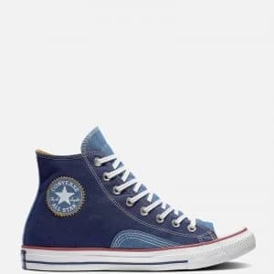 Converse Mens Chuck Taylor All Star Indigo Boro Hi-Top Trainers - Midnight Navy - UK 10
