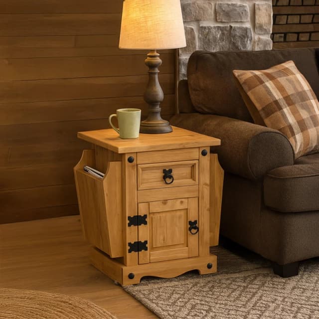 Lassic Vida Designs Corona Magazine Table Pine unisex One Size