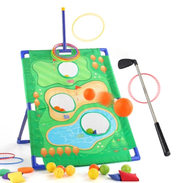 KIDKID 3-in-1 Golf Game Set Green unisex One Size