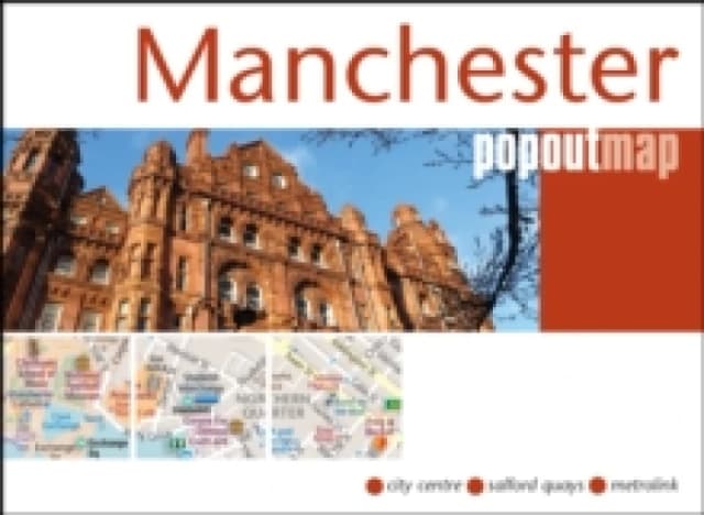 Manchester PopOut Map : Pocket size, pop-up map of Manchester city centre Sheet map, folded