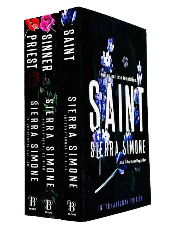 Priest Sinner Saint 3 Book Collection Sierra Simone Erotic Romance Paperback Edition Sierra Simone Books