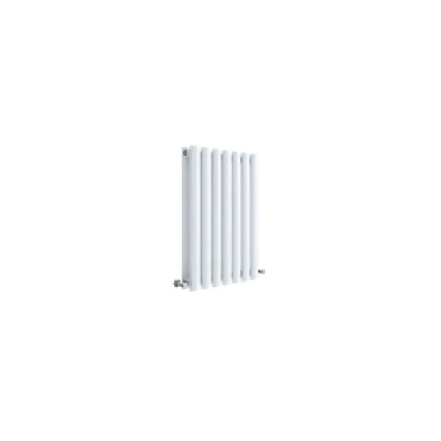 Aspire Aspire - Hudson Reed Revive Double Designer Horizontal Radiator 600mm h x 412mm w - High Gloss White PWHL337D