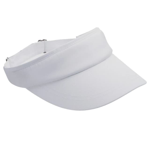 Beechfield Womens Sports Visor Headwear in White White Female One Size