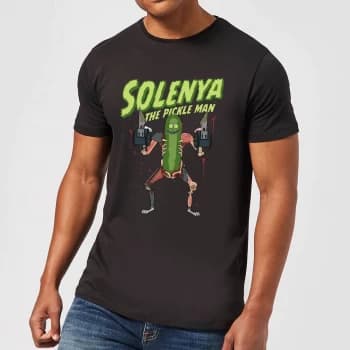 Rick and Morty Solenya Mens T-Shirt - Black - XS - Black