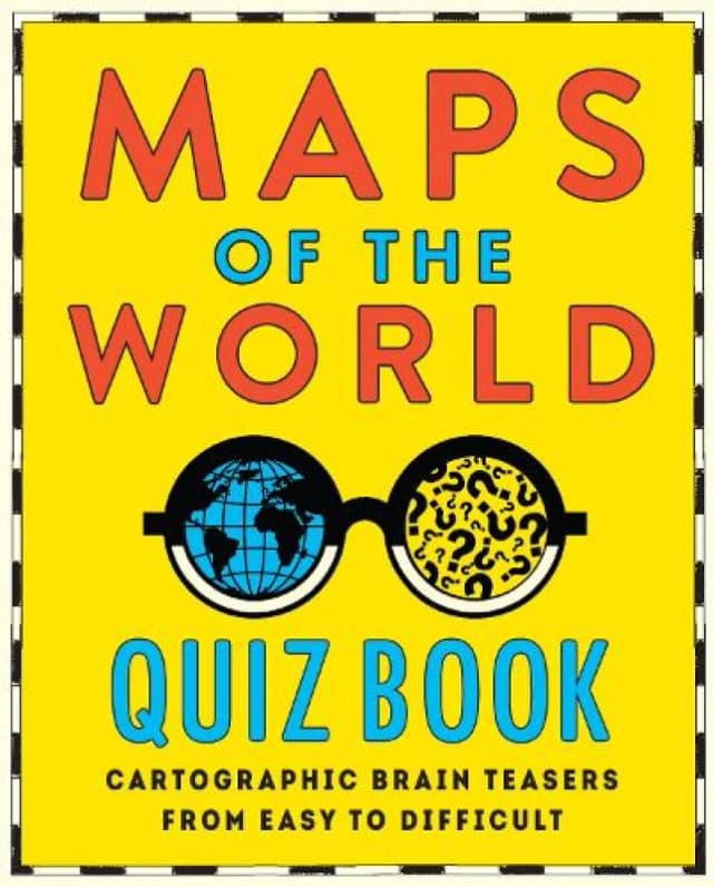 Maps of the World Quiz Book. Paperback. By Hardie Grant Explore Books