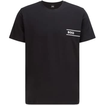 Boss Relaxed-Fit Cotton T Shirt - Black