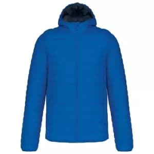 Kariban Mens Lightweight Hooded Down Jacket (M) (Light Royal)