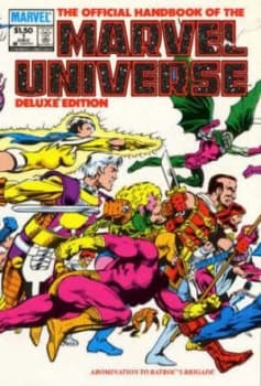 The Official Handbook of the Marvel Universe Deluxe Edition by Mark Gruenwald Paperback
