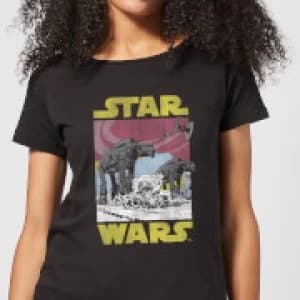 Star Wars ATAT Womens T-Shirt - Black