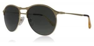 Persol PO7649S Sunglasses Matte Gold/Gold 106958 Polarized 53mm