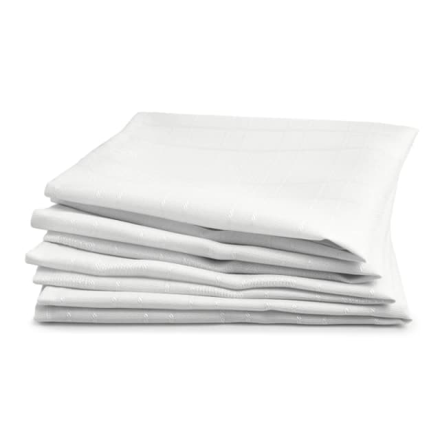 Emma Barclay Jacquard Napkins Soft Polyester Chequers White unisex ONE SIZE