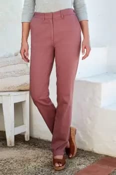 Lola Adjustable Waist Straight Leg Trousers 27"