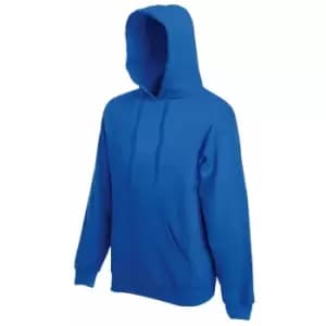 Fruit Of The Loom Mens Hooded Sweatshirt / Hoodie (L) (Royal)
