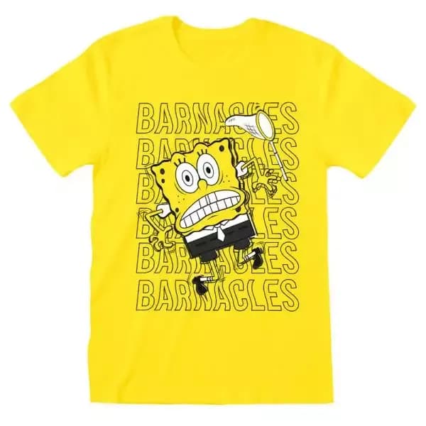 SpongeBob SquarePants Barnacles T-Shirt yellow S Men