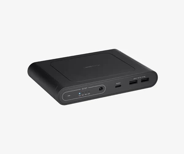 Omnicharge OmniMobile 25600 Pro Portable Power Bank with Wireless Charging - Black