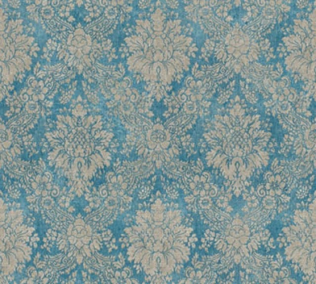 As Creation Damask Bluesimply Spray Pre-Pasted 53Cm X 1050Cm