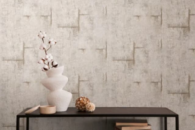 As Creation Bricoflor Non-Woven Wallpaper, Concrete Wallpaper In Beige, Grey, Taupe - 10,05 X 0,53 M