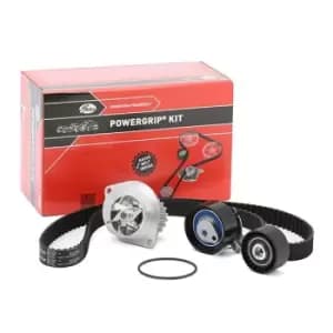 GATES Water Pump + Timing Belt Kit KP25581XS PEUGEOT,CITROEN,206 Schragheck (2A/C),206 CC (2D),207 (WA_, WC_),307 CC (3B),307 SW (3H)