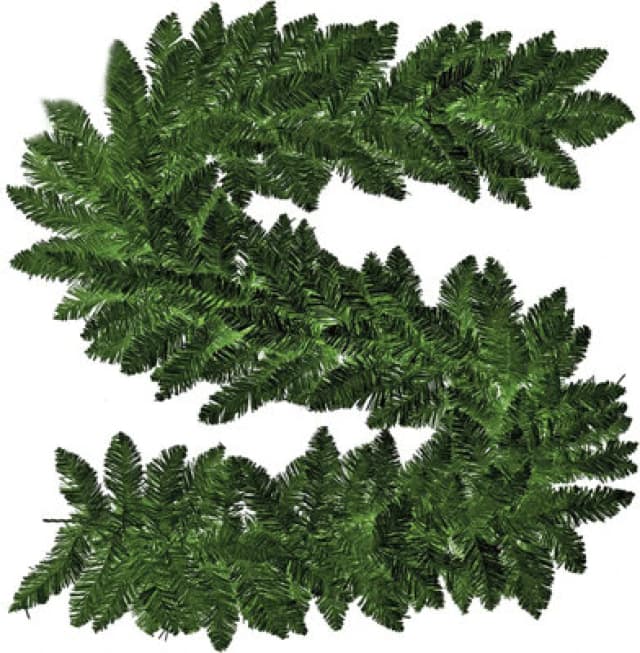 Shatchi Imperial Pine Plain Green Christmas Christmas Garland Green