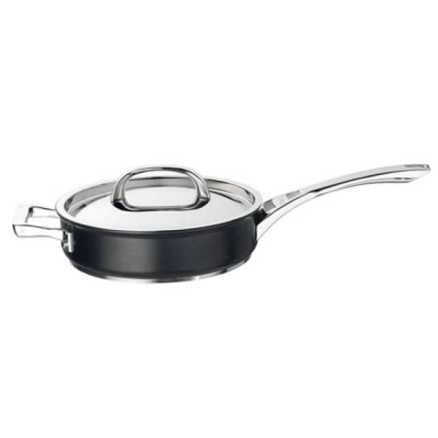 Circulon Infinite 24cm Non Stick Saute Pan With Lid Dishwasher Safe Easy Clean Black