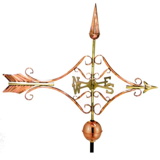 Good Directions Farmhouse Copper Victorian Arrow Weathervane - H109 x W82 x L44cm Copper Unisex