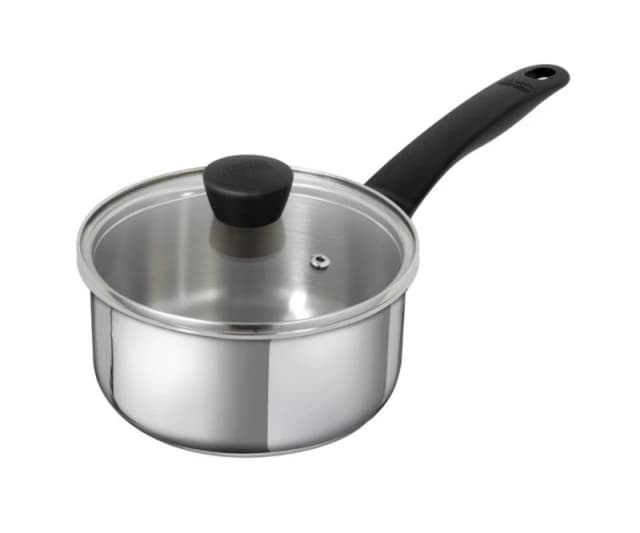 Kuhn Rikon Classic Stainless Steel Induction Safe Saucepan, 20cm/3L in Silver Silver Unisex