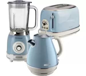 Ariete Vintage ARPK24 2 Slice Toaster, Jug Kettle & Blender Bundle