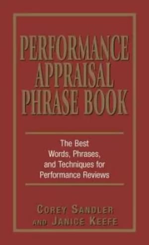 Performance appraisal phrase book by Corey Sandler