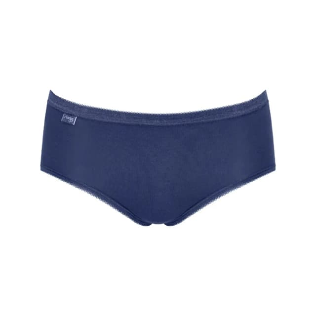 Sloggi Womens Basic+ Midi 3 Pack Briefs in Blue Size: 14 Blue Female 14