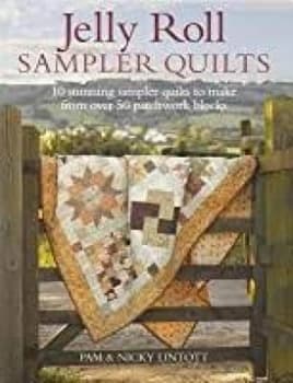 Jelly roll sampler quilts by Pam Lintott