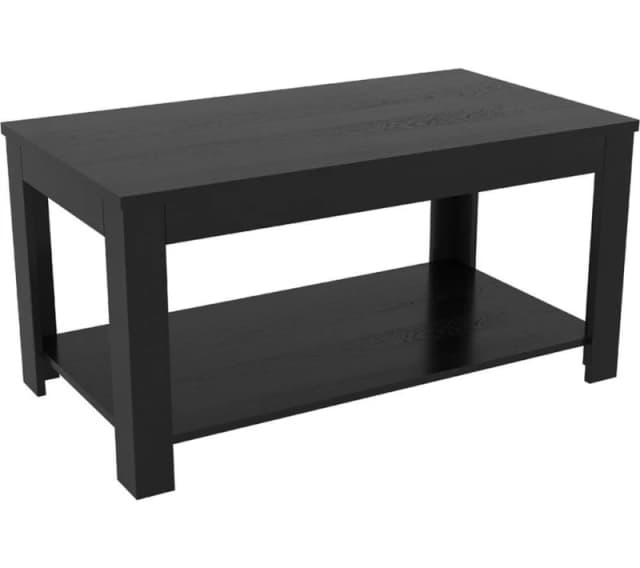 AVF Calibre CAT90BO Coffee Table - Wood Veneer & Black Oak 5014117978065