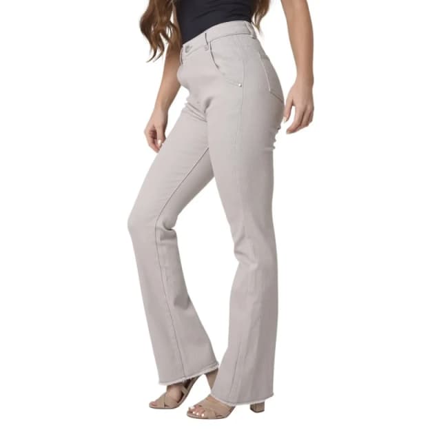 Project X Paris Womens stretch flare jeans Project X Paris Beige Female XS