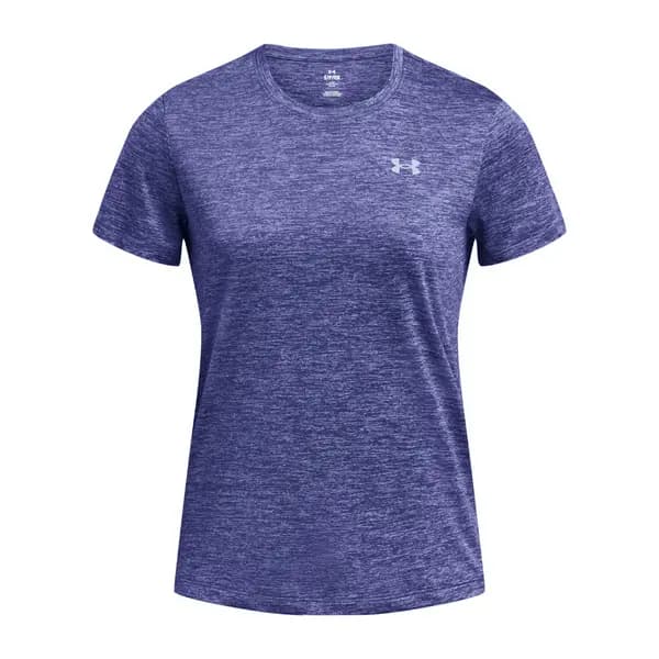 Under Armour Womens Tech Twist Short Sleeve V Neck T Shirt S- Bust 33.5- 35.5' Starlight Celeste Celeste 1384230-561-S
