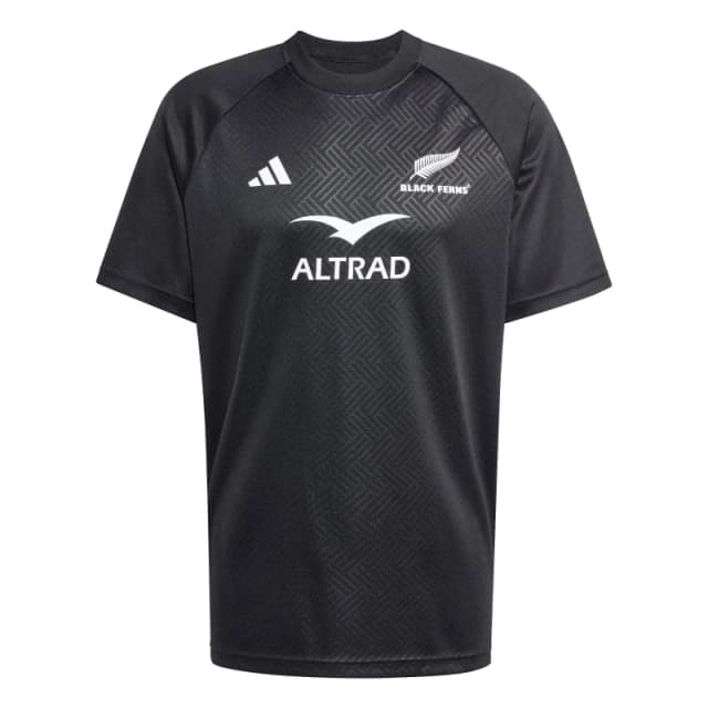 adidas Black Ferns Supporters T-Shirt 2025 Adults All Black male S
