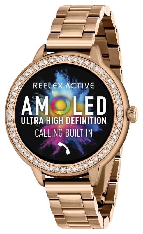 Reflex Active Series 41 Rose Gold Tone Calling Smart Watch