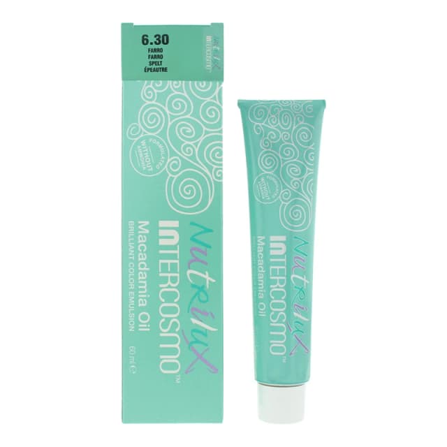 Intercosmo Nutrilux Macademia Oil 6.30 Spelt Hair Colour 60ml