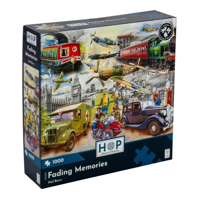 The House Of Puzzles Fading Memories, 1000 Piece Jigsaw Puzzle Multi unisex