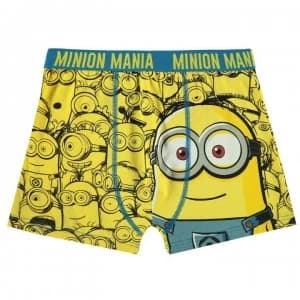 Character Single Boxer Shorts Junior Boys - Minions